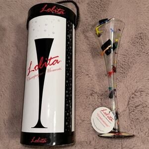 Lolita Love My Champagne Graduation Flute Brand New in Boxes!!